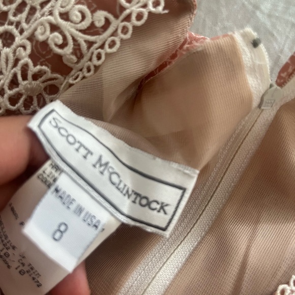 Vintage Scott McClintock long maxi dress with floral detail size 6 - Picture 2 of 13